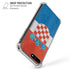 Croatia Flag Distressed iPhone 7/8 Plus Clear Case